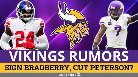 Mn vikings news rumors - The Vikings also have the franchise tag in their back pocket. They also seem to have found something in Josh Oliver, who has fully taken advantage of his reps with the first team.